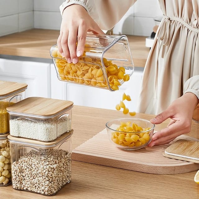 Acrylic Cereal Food/Pantry Storage Containers | - Elegant Households KE