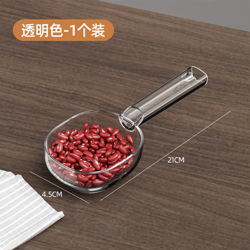 *Acrylic scoop with a long handle and clearly marked | - Elegant Households KE