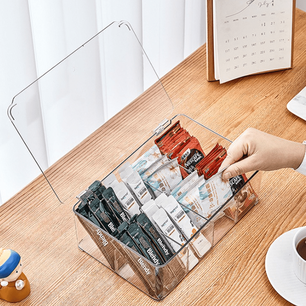 Acrylic Tea Bag & Coffee Organizer | - Elegant Households KE