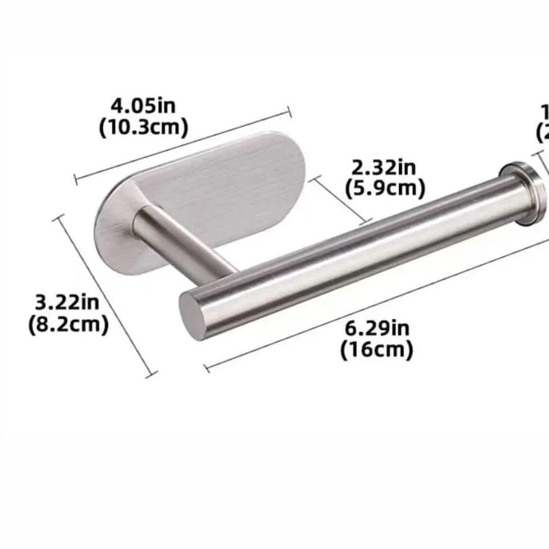 Adhesive Toilet Roll Paper Holder | - Elegant Households KE
