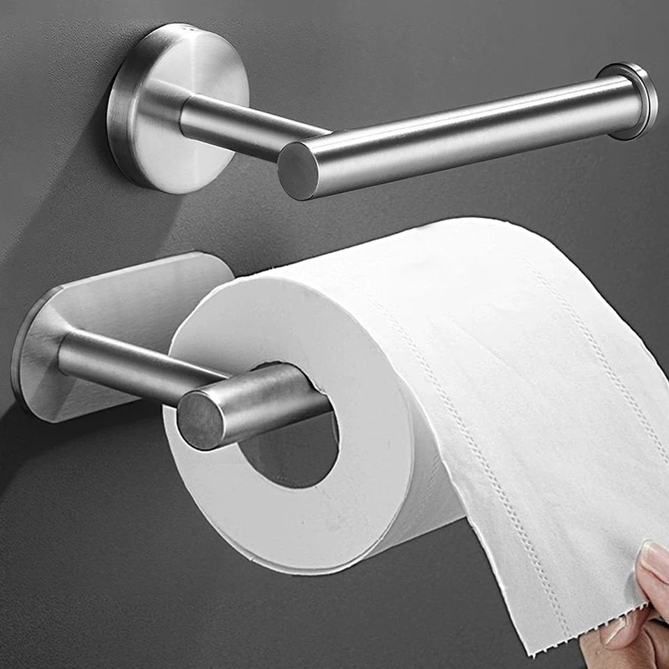 Adhesive Toilet Roll Paper Holder | - Elegant Households KE
