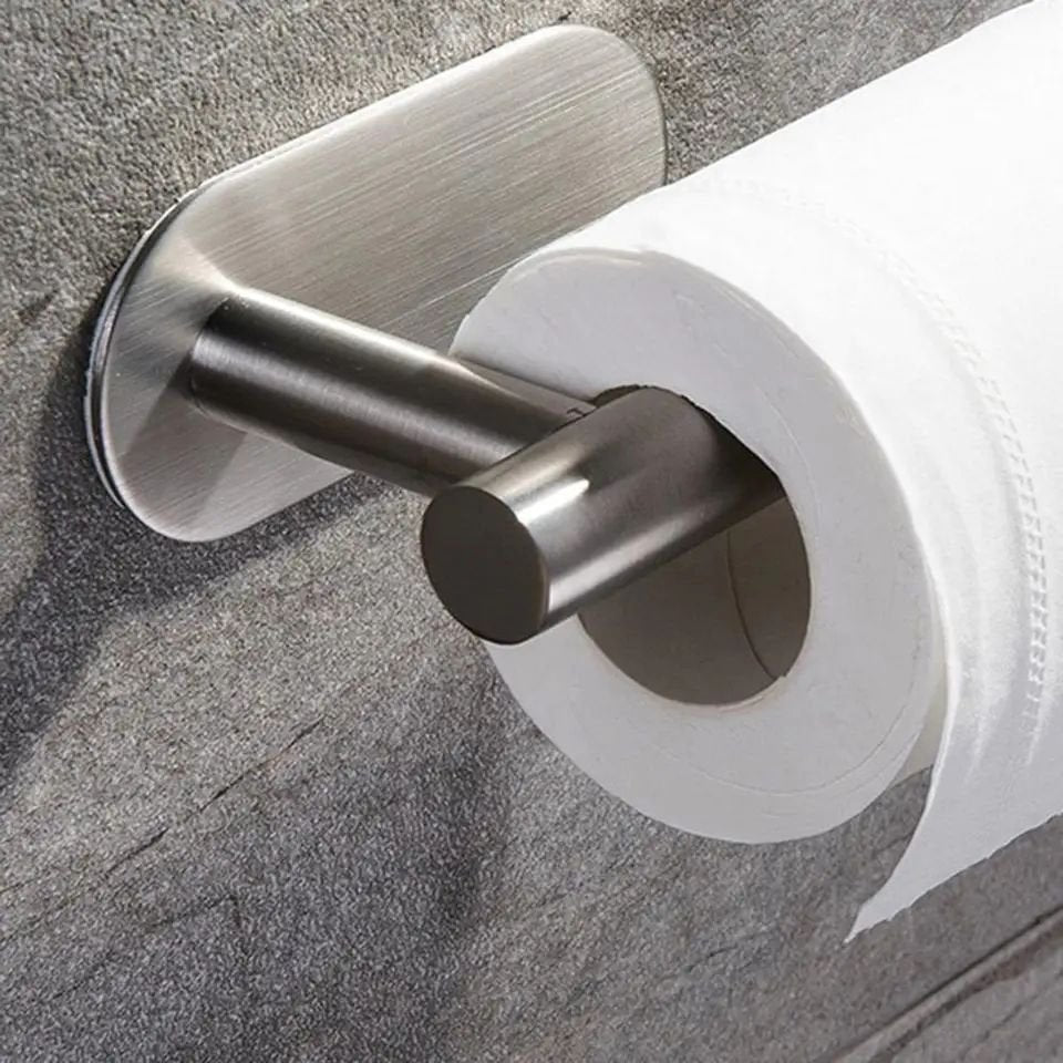 Adhesive Toilet Roll Paper Holder | - Elegant Households KE