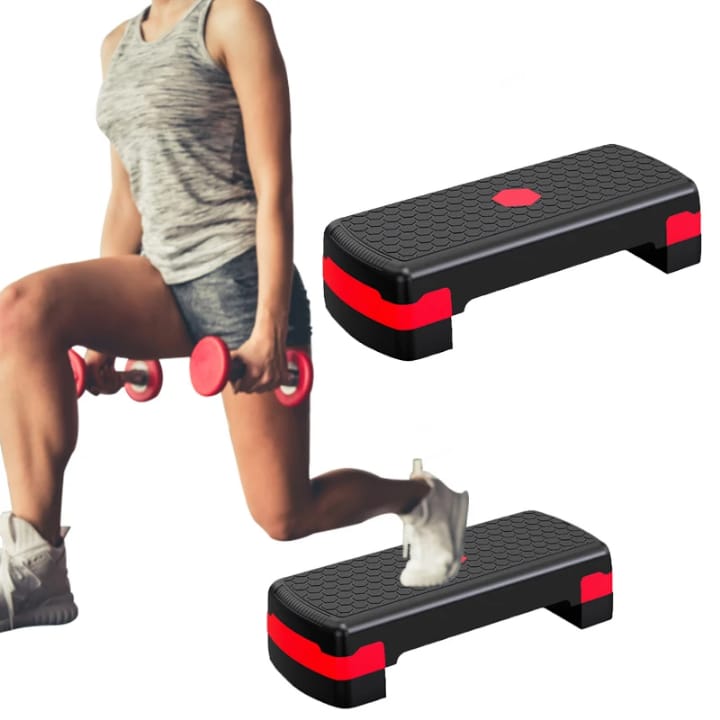 Adjustable aerobic stepper platform | - Elegant Households KE