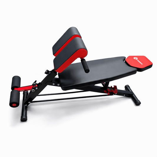 Adjustable Decline Sit - Up Bench with Leg Support for Home Gym | - Elegant Households KE