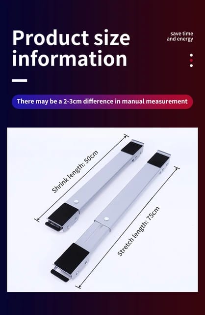 Adjustable fridge/washing machine mover stand | - Elegant Households KE