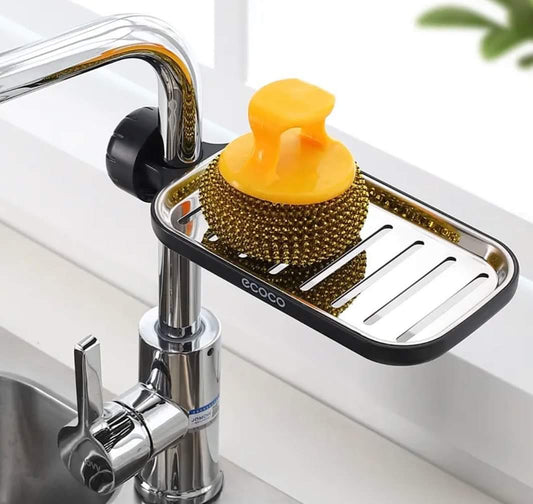 Adjustable sink faucet storage rack | - Elegant Households KE