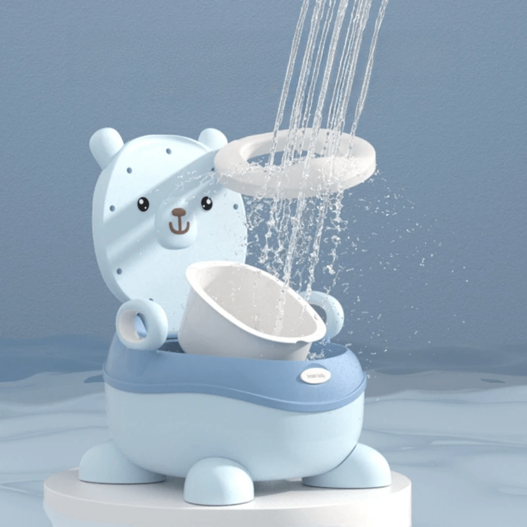 Adorable Bear - Shaped Potty Training Toilet with Music | - Elegant Households KE