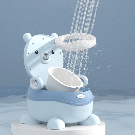 Adorable Bear - Shaped Potty Training Toilet with Music | - Elegant Households KE