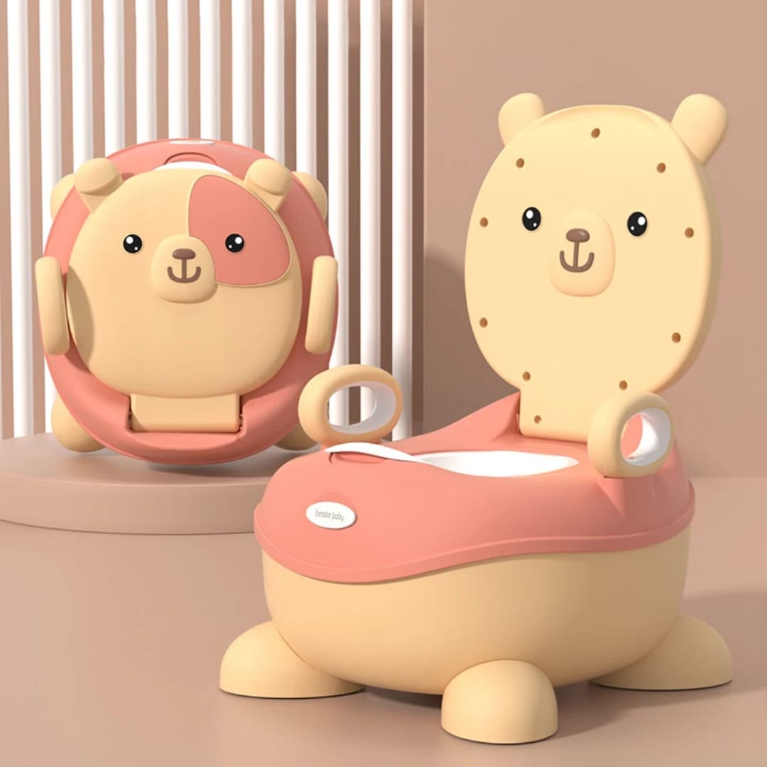 Adorable Bear - Shaped Potty Training Toilet with Music | - Elegant Households KE