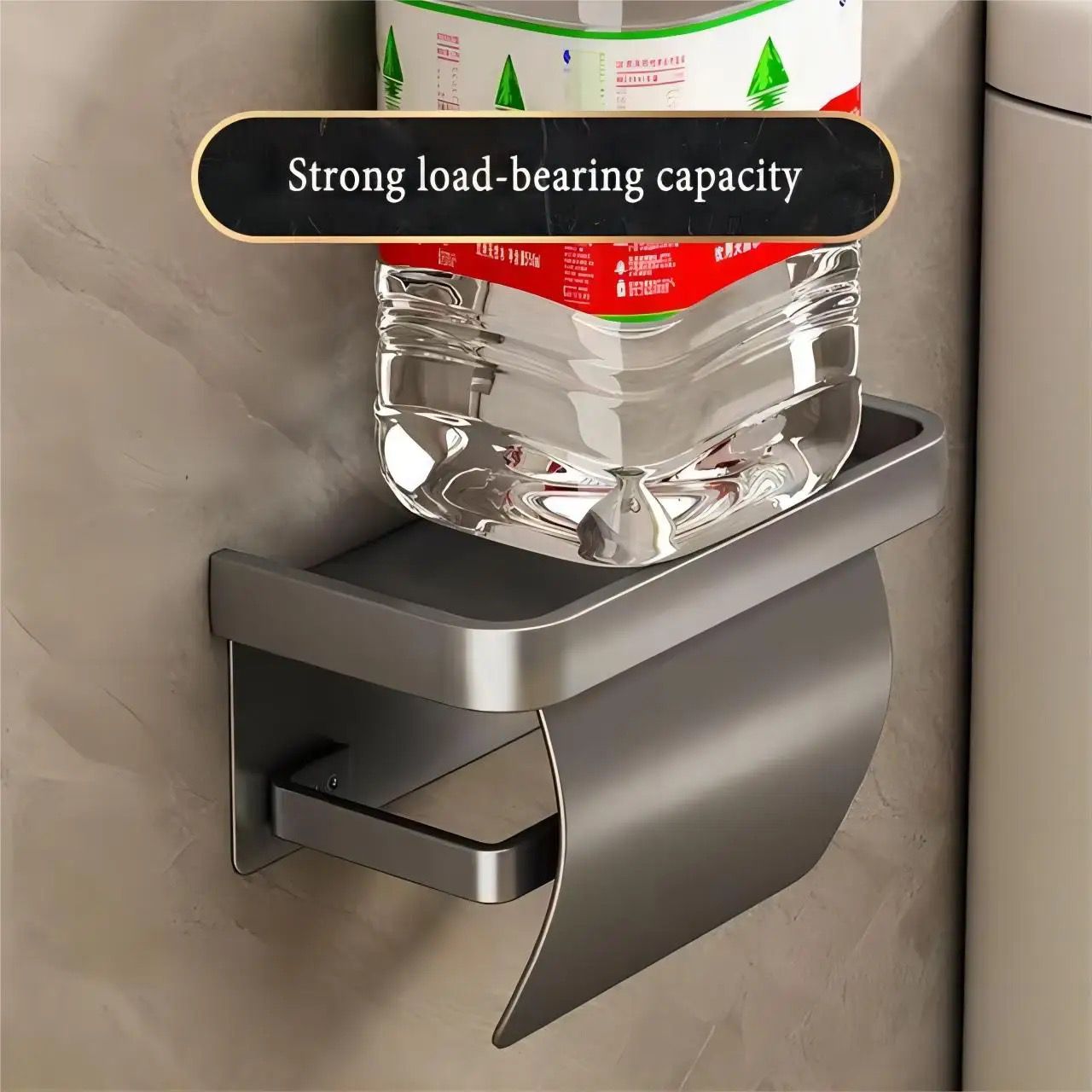 Aluminium toilet paper holder | - Elegant Households KE