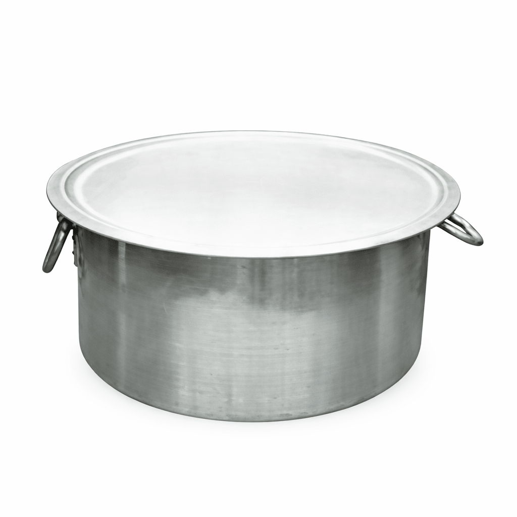 Aluminum Extra Heavy Sufurias 50L–110L with Lid | - Elegant Households KE