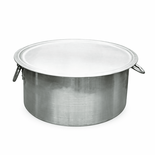 Aluminum Extra Heavy Sufurias 50L–110L with Lid | - Elegant Households KE