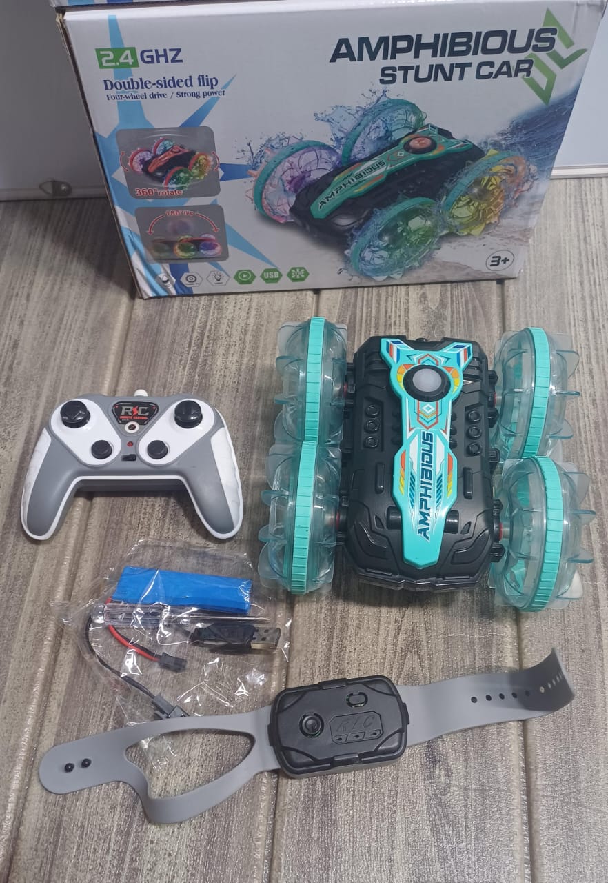Amphibious Stunt Car | Gesture & Remote Control RC Toy | - Elegant Households KE