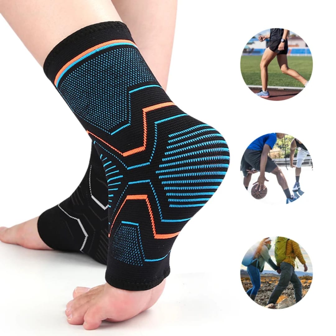 Ankle Compression Support Sleeve for Pain Relief & Stability | - Elegant Households KE