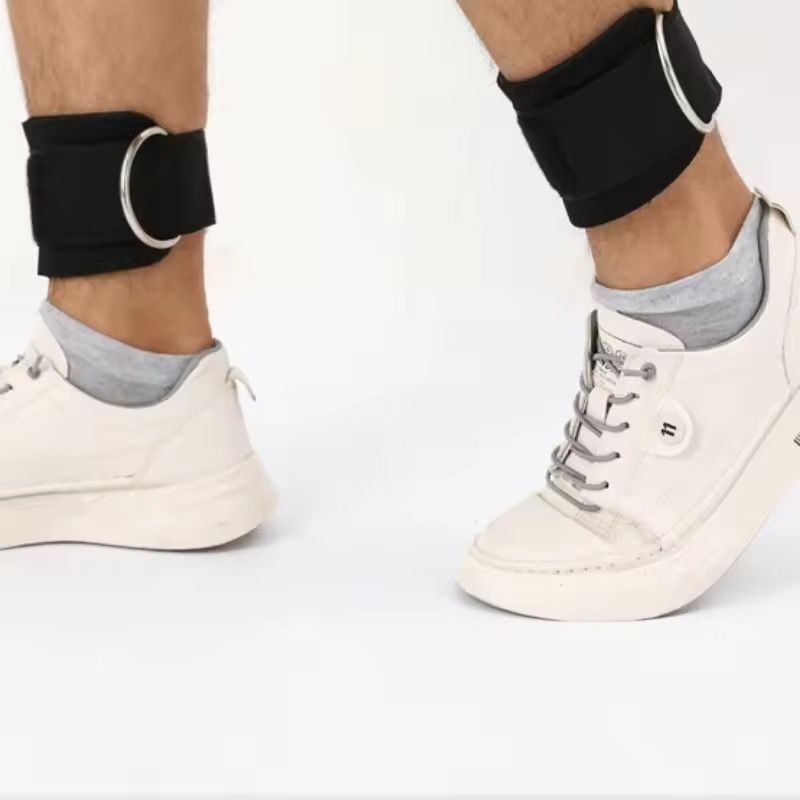 Ankle Straps for Cable Machines, Adjustable Padded Cuffs 2 Pack | - Elegant Households KE