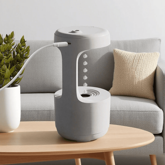 Anti Gravity Water Droplets Humidifier | LED Desk Lamp | - Elegant Households KE