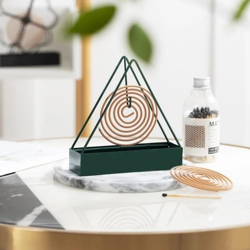 Anti - scald mosquito coil holder with tray | - Elegant Households KE