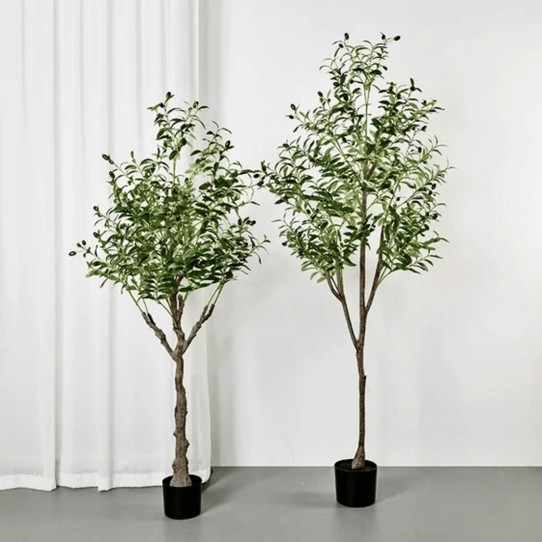 Artificial Olive Tree 1.6m & 1.8m – Lifelike Decorative Olive Plant for Home & Office Décor | - Elegant Households KE
