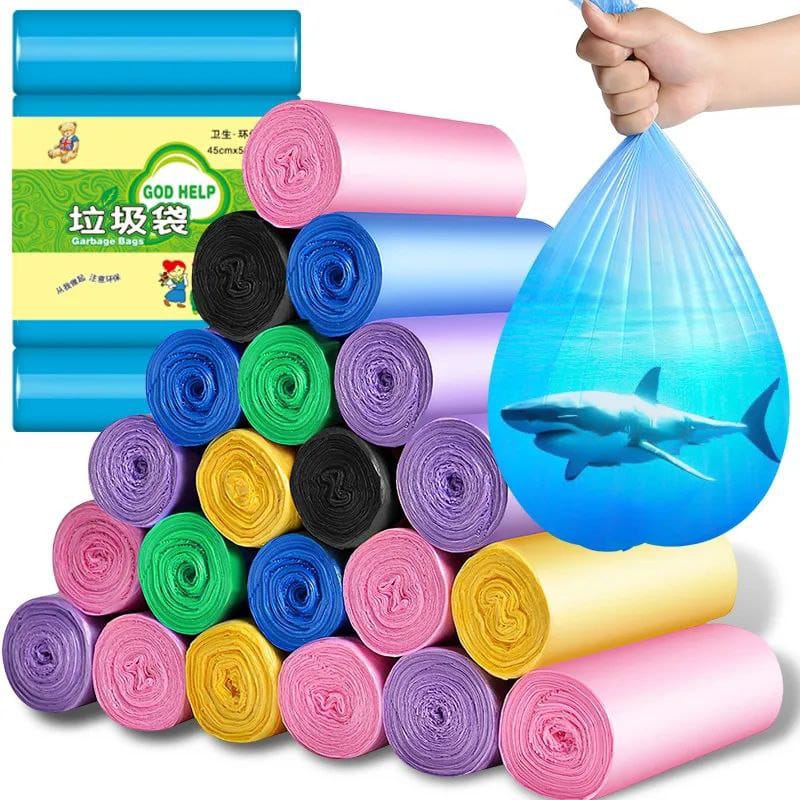 Assorted colours trash bags / garbage bags | - Elegant Households KE