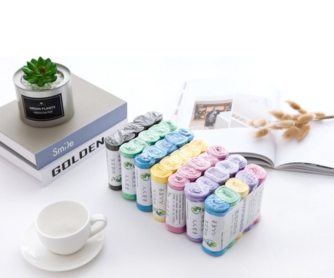 Assorted colours trash bags / garbage bags | - Elegant Households KE