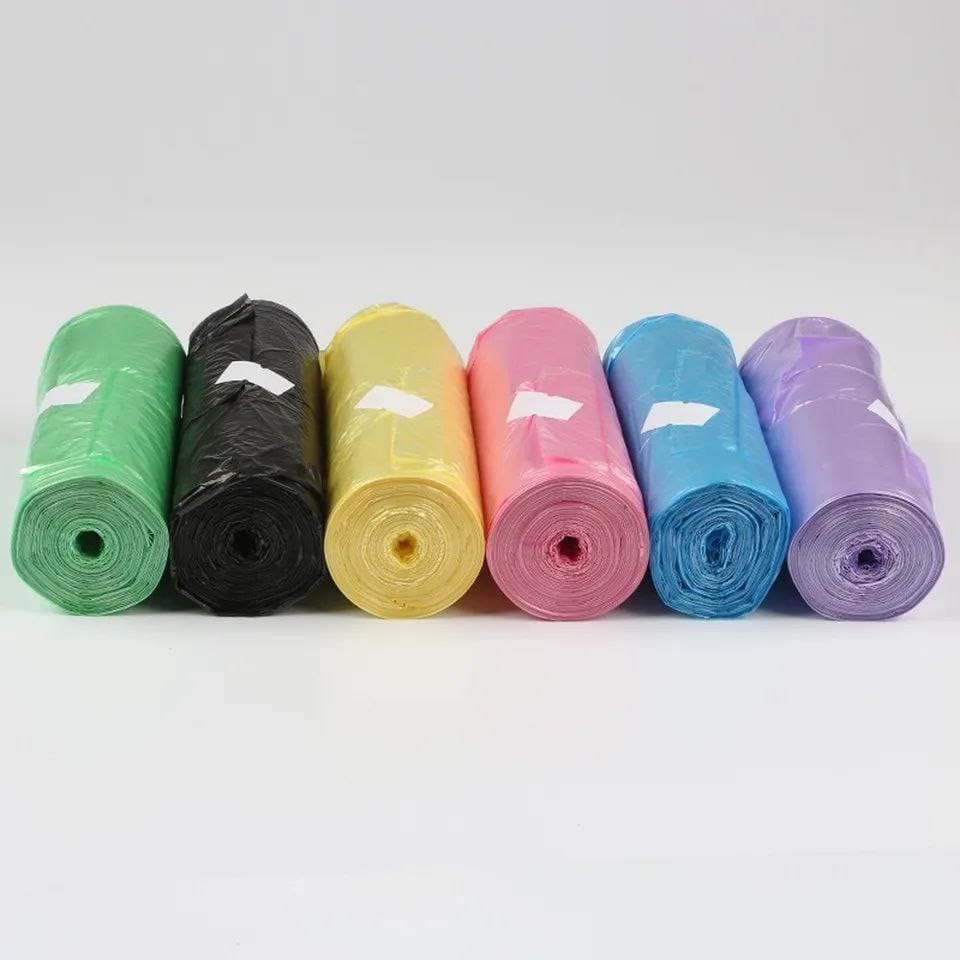 Assorted colours trash bags / garbage bags | - Elegant Households KE