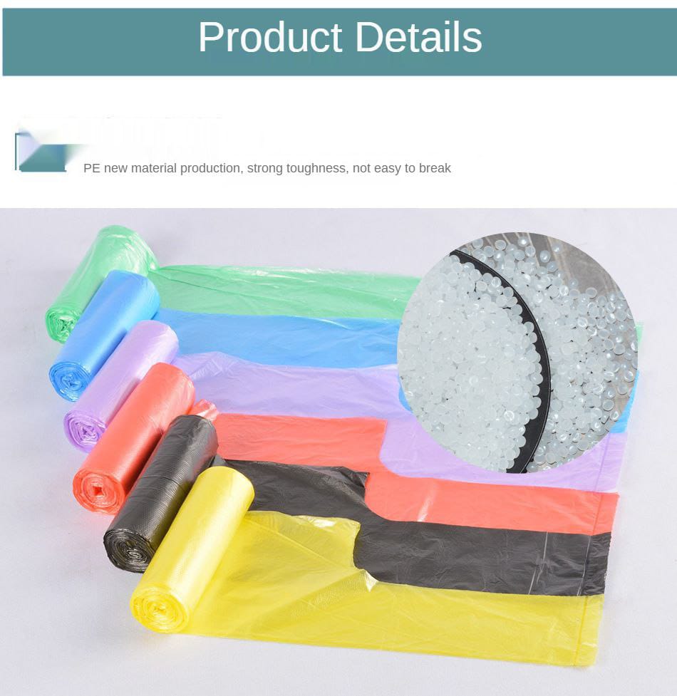 Assorted colours trash bags / garbage bags | - Elegant Households KE