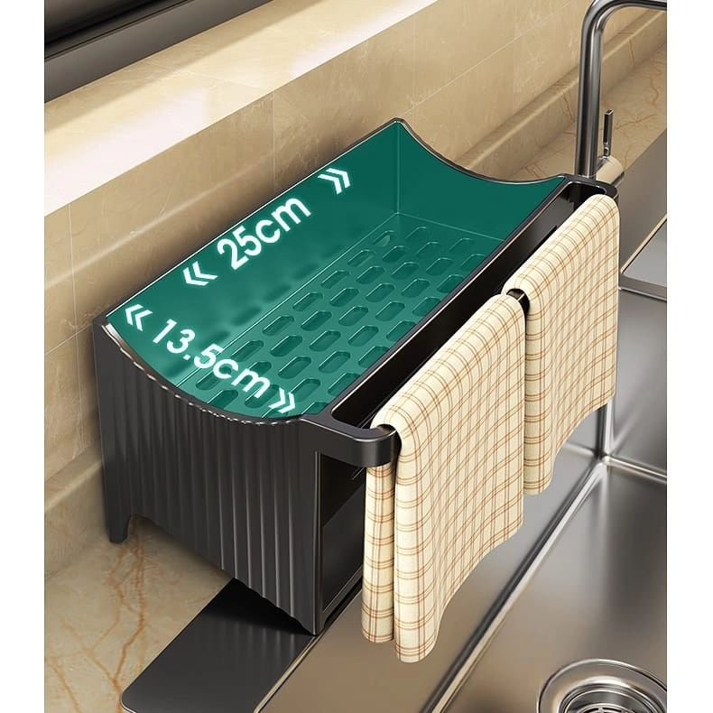 Automatic Drainage Sink Storage Rack | - Elegant Households KE