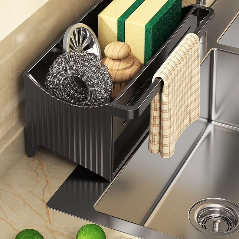 Automatic Drainage Sink Storage Rack | - Elegant Households KE