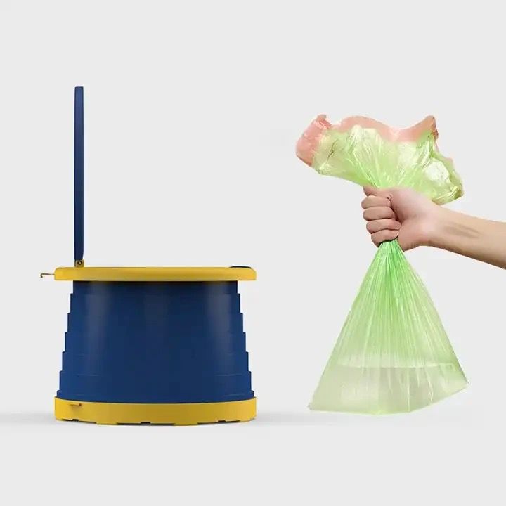 Baby Travel Collapsible Potty Toilet + Free Roll of disposable bags | - Elegant Households KE