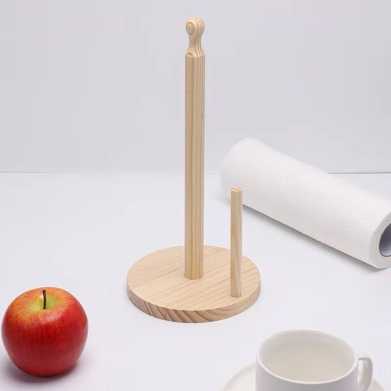 Bamboo paper towel holder | - Elegant Households KE