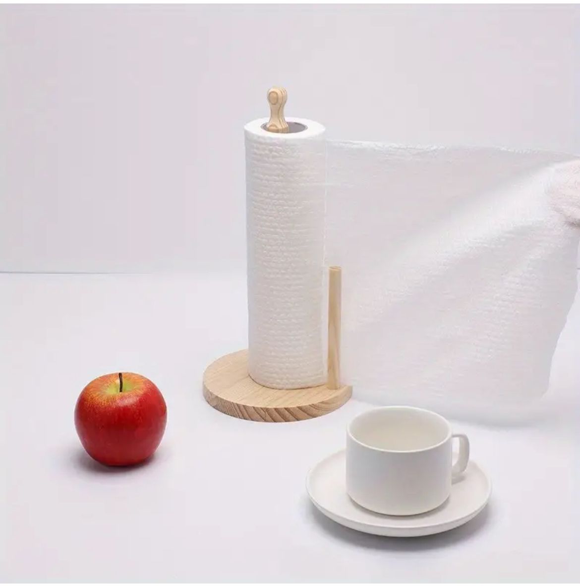 Bamboo paper towel holder  | - Elegant Households KE