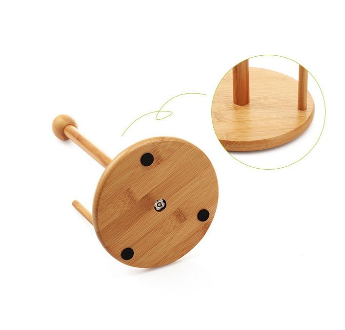 Bamboo Wood Tissue Holder | - Elegant Households KE