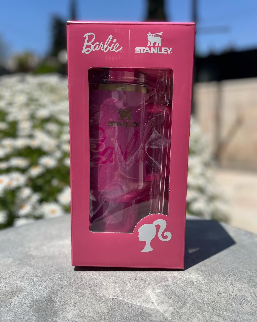 Barbie Stanley Edition – 1.2L Stainless Steel Vacuum - Insulated Mug with Handle and Straw Lid | - Elegant Households KE