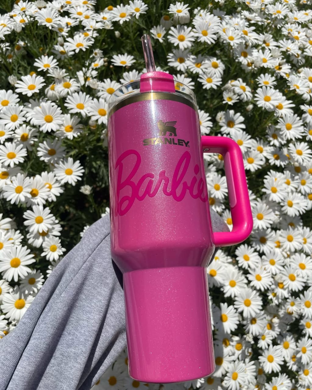 Barbie Stanley Edition – 1.2L Stainless Steel Vacuum - Insulated Mug with Handle and Straw Lid | - Elegant Households KE