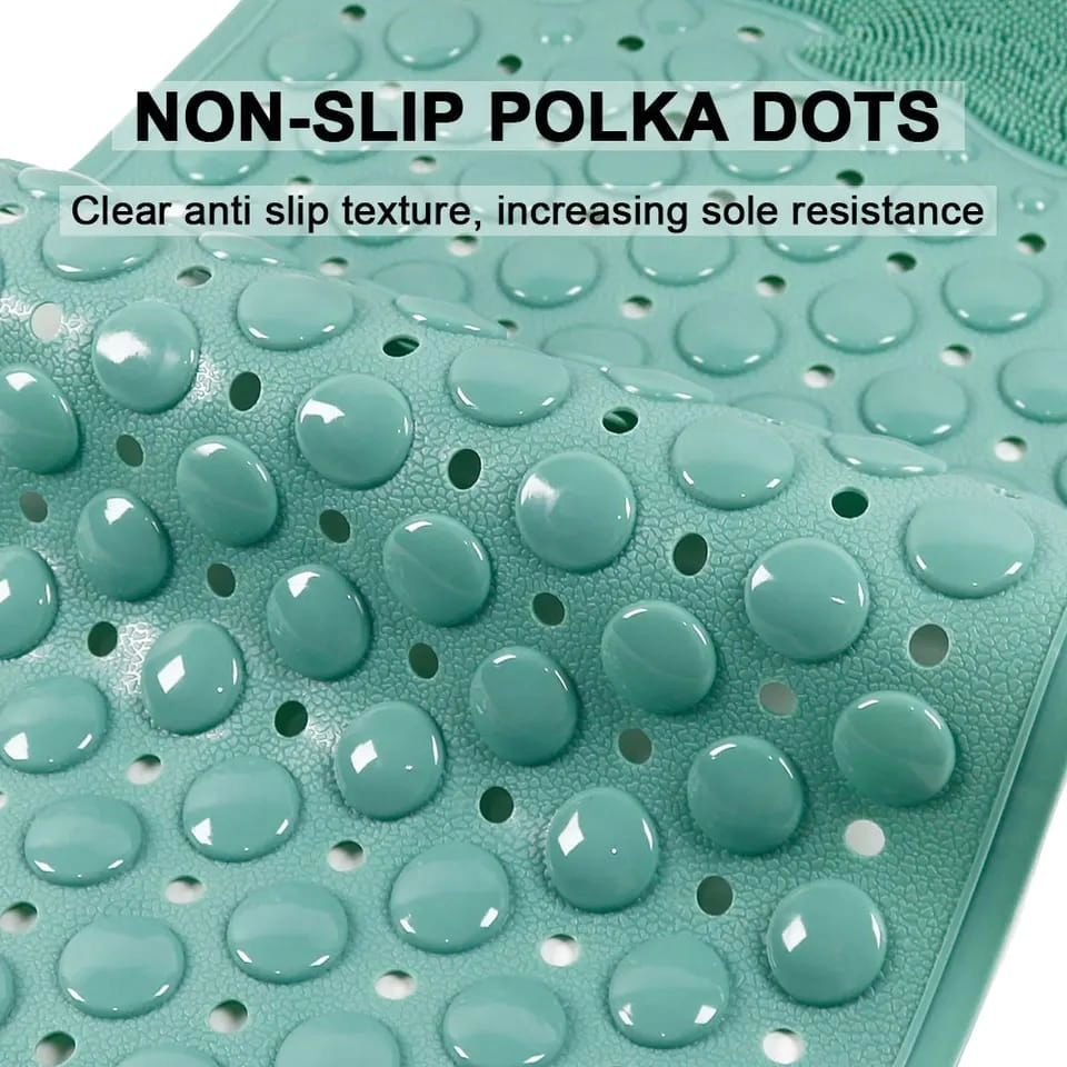 Bathroom Anti Slip Mat with Dolphin Lazy Scrubber | - Elegant Households KE