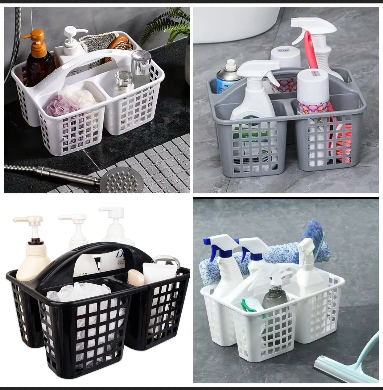 Bathroom Caddy /House Keeping Carrying Caddy /Multipurpose Basket | - Elegant Households KE