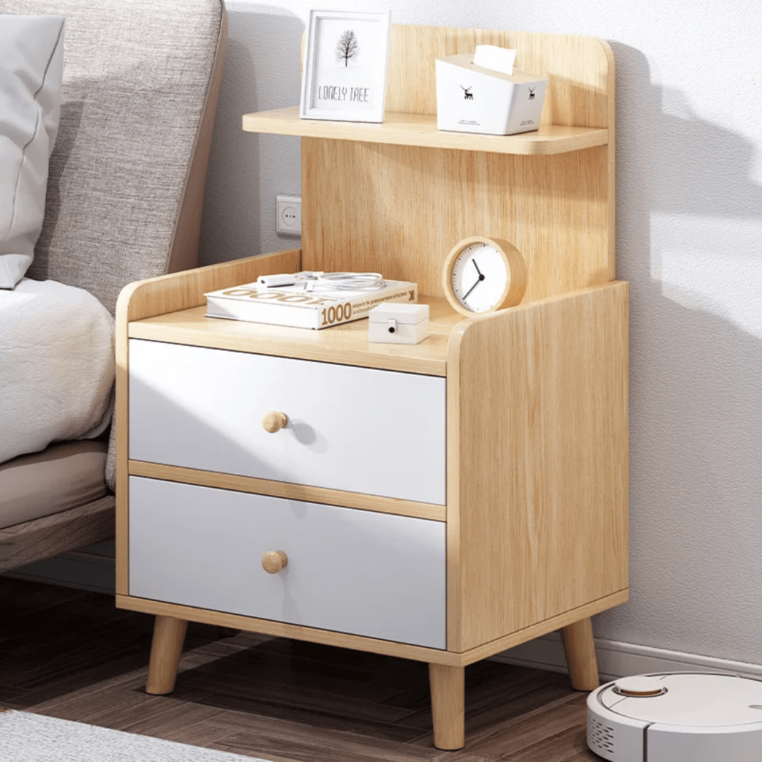 Bedside table with 2 drawers | - Elegant Households KE