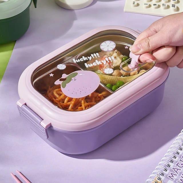 Bento lunch box with 2 compartment | - Elegant Households KE
