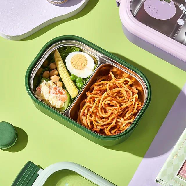Bento lunch box with 2 compartment | - Elegant Households KE
