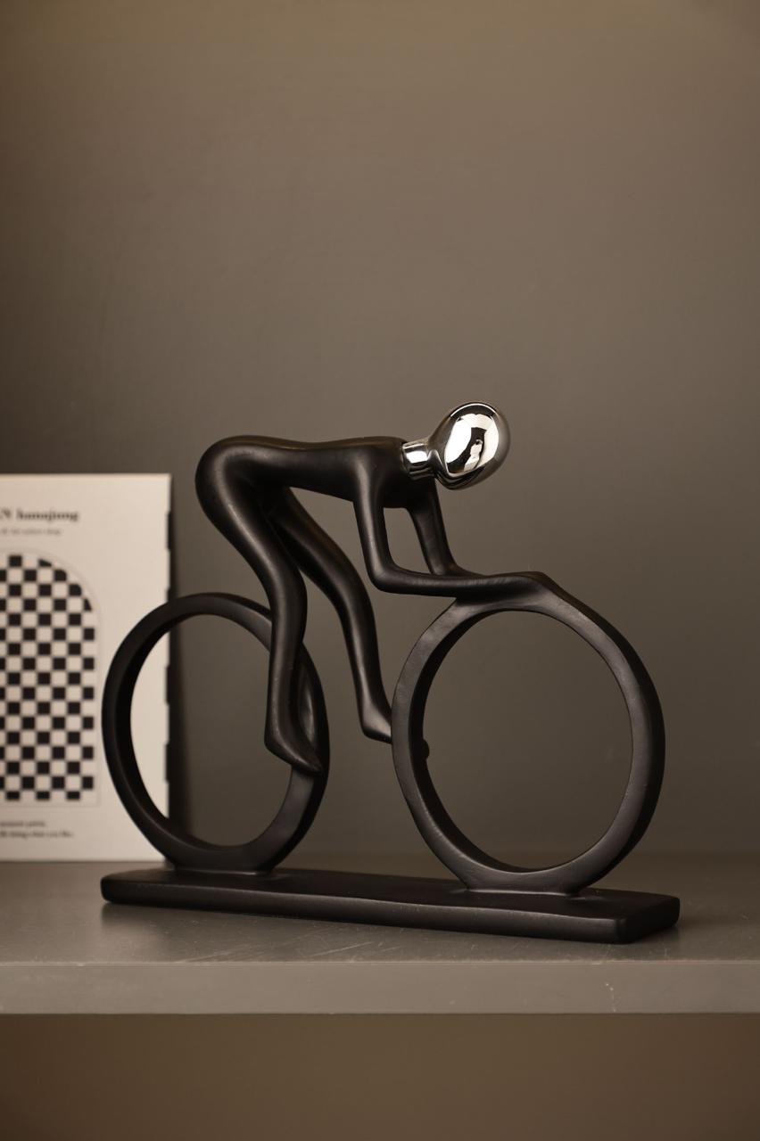 Bicycle Sculpture Ceramic Decor piece | - Elegant Households KE