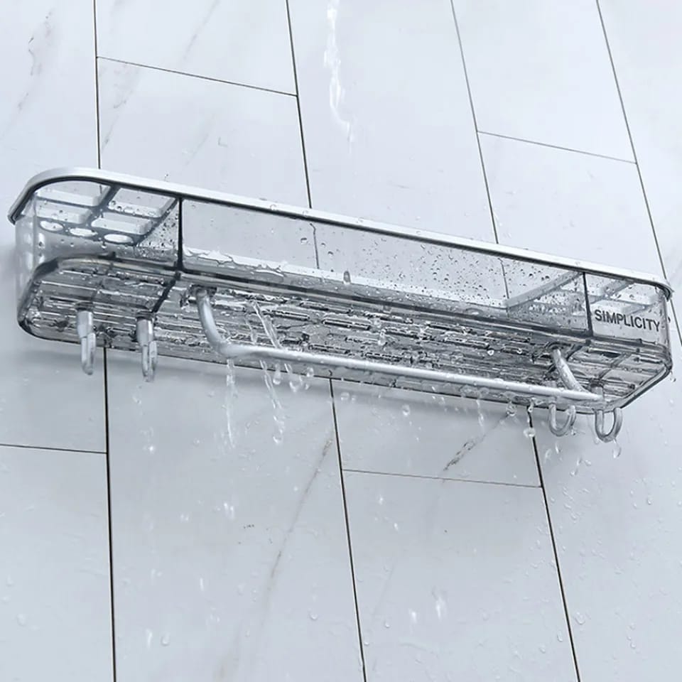 Big size acrylic bathroom organizer | - Elegant Households KE