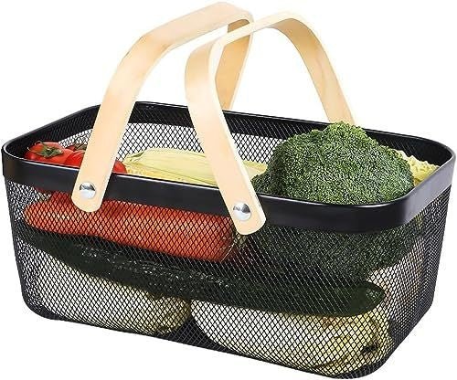 Big size Storage/fruit mesh basket with handles | - Elegant Households KE