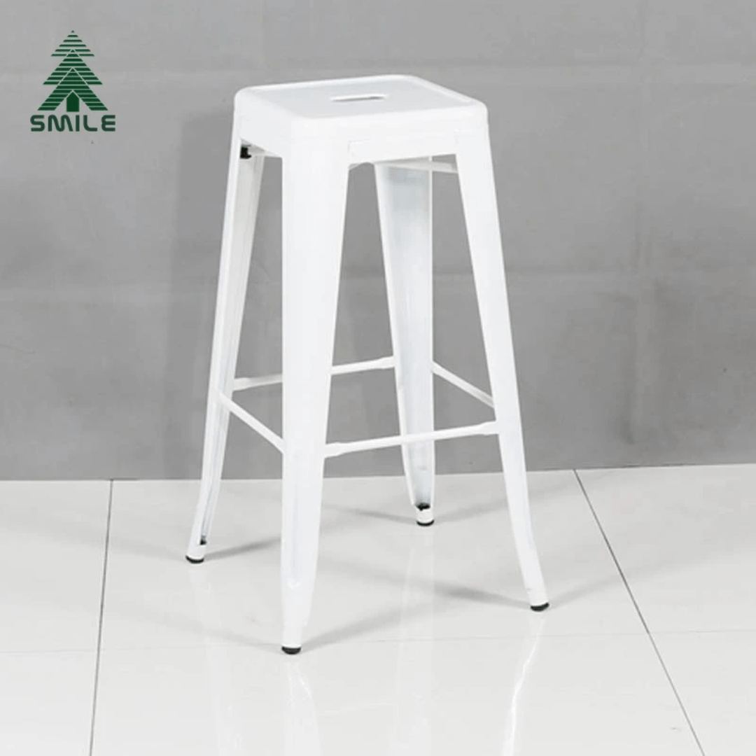 Bistro Metallic Kitchen Island Stool | - Elegant Households KE