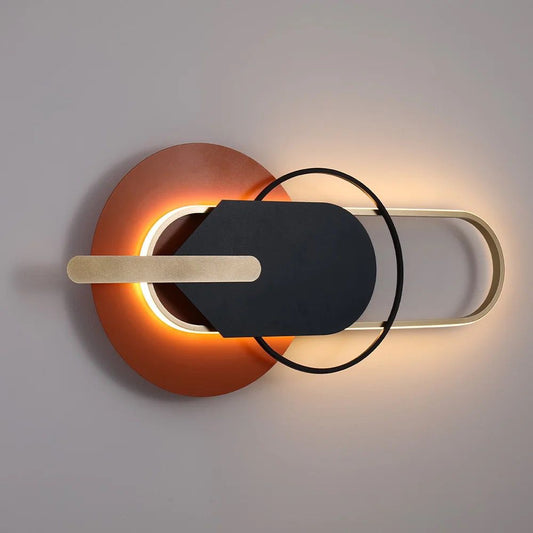 Black Modern LED Wall Light | Decorative Wall Bracket 75×30 cm | - Elegant Households KE