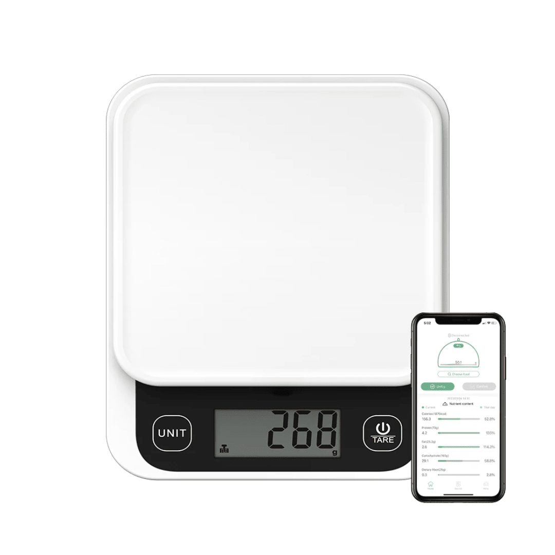 Bluetooth Digital Kitchen Scale with Nutri Days App | - Elegant Households KE