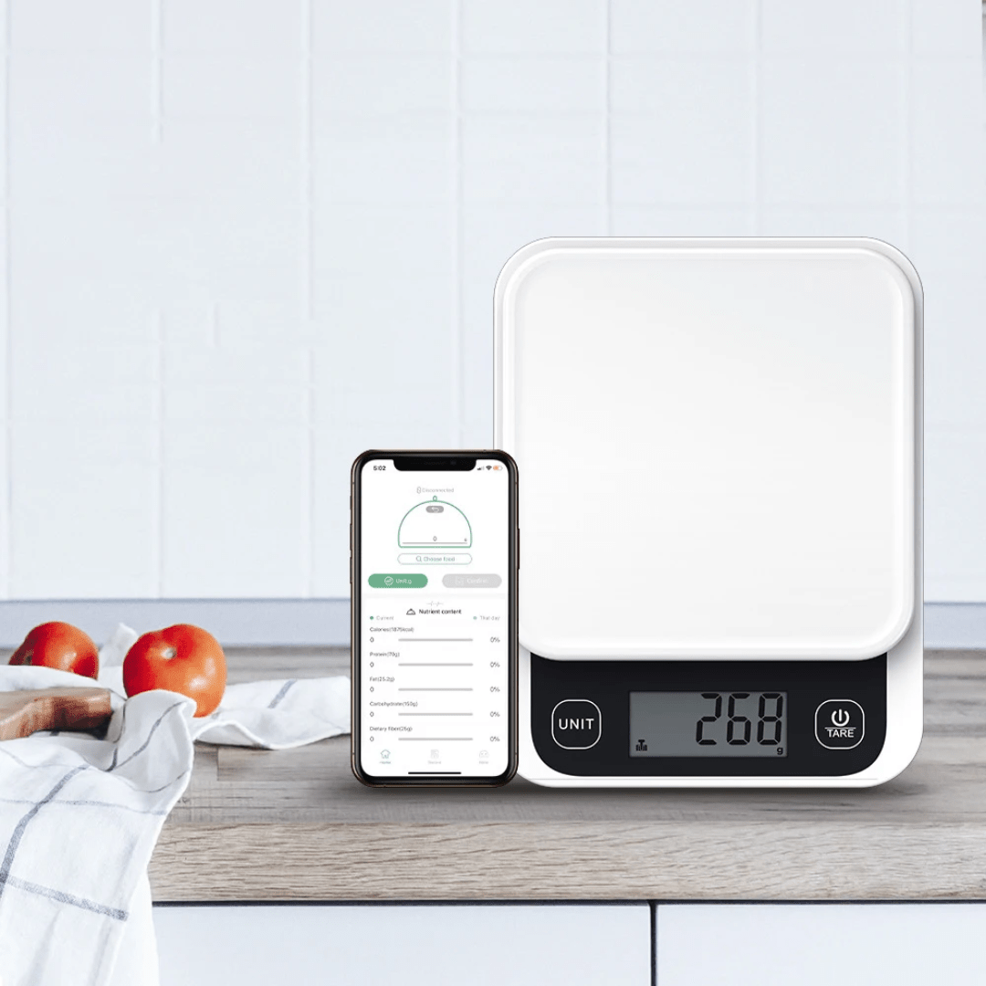 Bluetooth Digital Kitchen Scale with Nutri Days App | - Elegant Households KE