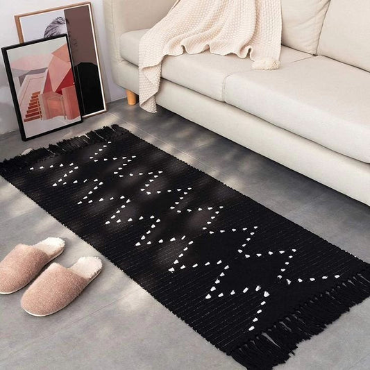 Bohemian Geometric Rugs with Tassle | - Elegant Households KE