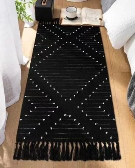 Bohemian Geometric Rugs with Tassles | - Elegant Households KE
