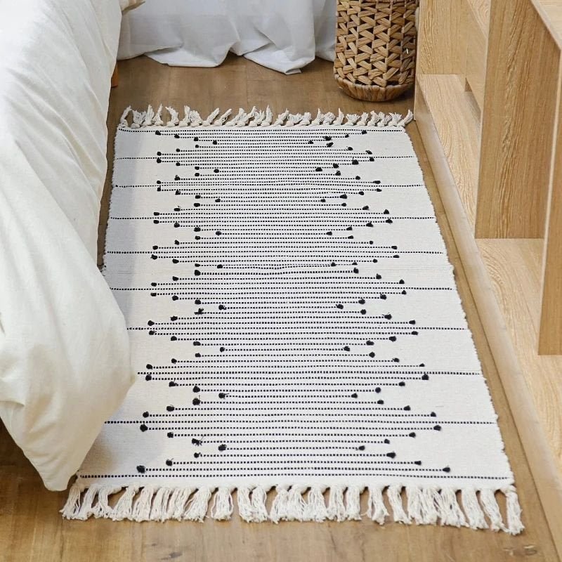 Bohemian Geometric Rugs with Tassles | - Elegant Households KE