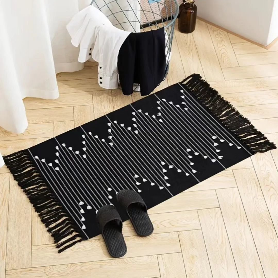 Bohemian Geometric Rugs with Tassles | - Elegant Households KE